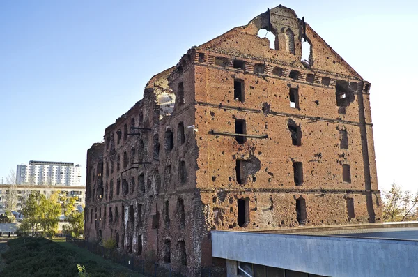 Zerstörte Mühle in Wolgograd — Stockfoto