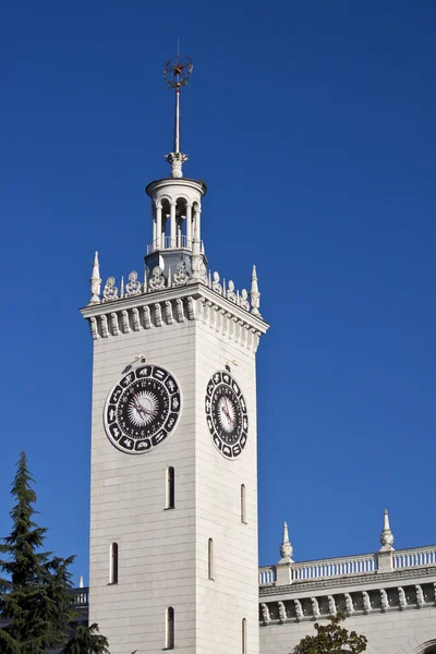 Wieża zegarowa w Soczi — Zdjęcie stockowe