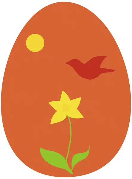 Huevo de Pascua u Ostara — Archivo Imágenes Vectoriales