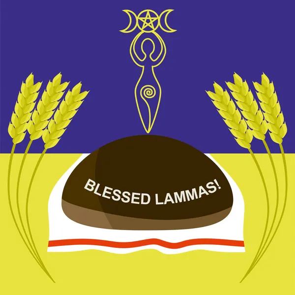 Lammas veya lughnasadh tebrik kartı