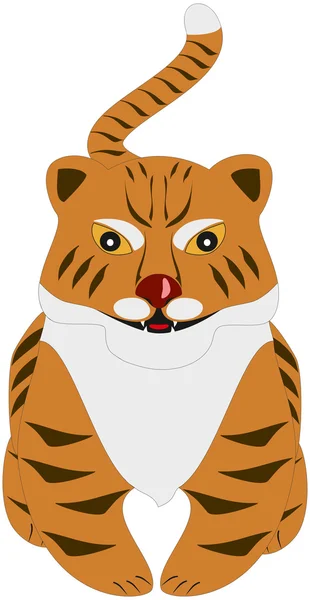 Cartoon tigre — Vettoriale Stock