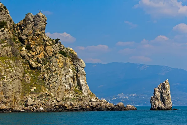 Rock and sea, Gaspra — Stock Photo, Image