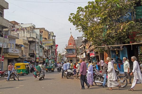 Street scene in Ahmedabad