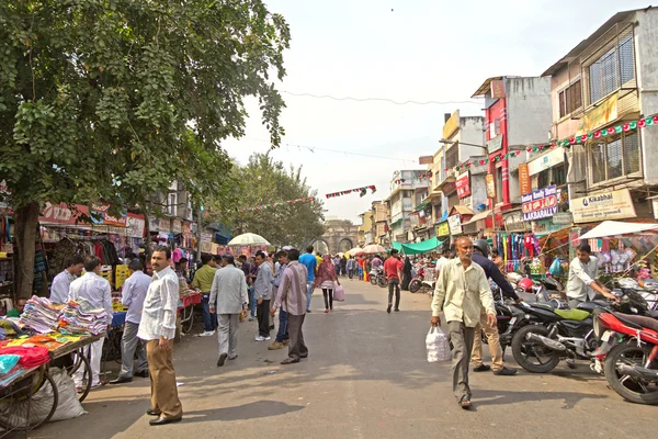 Straßenszene in Ahmedabad — Stockfoto