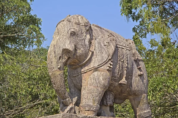 Elefante de pedra — Fotografia de Stock