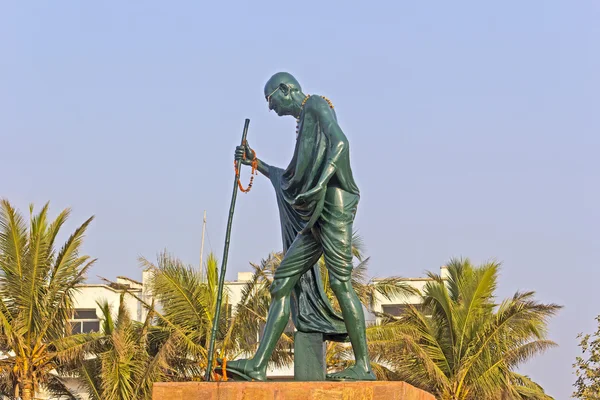 Munument Mahatma Gandhi w Gandi Park — Zdjęcie stockowe
