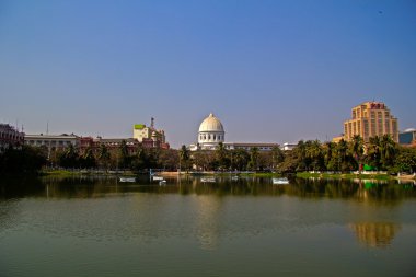 Lal Digh lake in Calcutta clipart