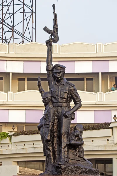 Monument of Indian police in Vishakhapatnam — Stock Photo, Image