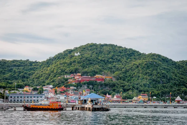 Muelle Koh Chang Chonburi Tailandia Septiembre 2021 Buque Pasajeros Isla — Foto de Stock