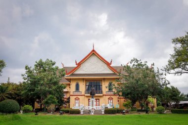 Nan Ulusal Müzesi, Nan Eyaleti, Tayland yağmur mevsiminde.