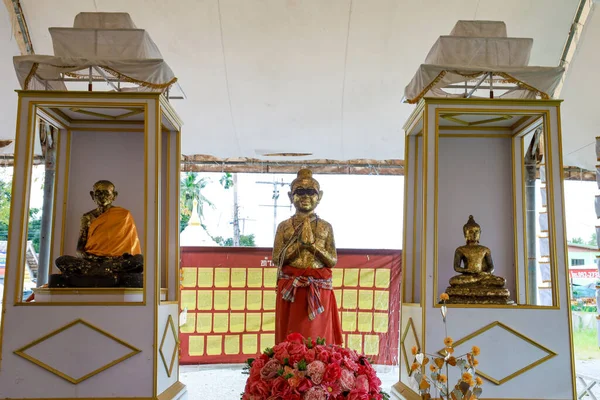 Sichon Nakhon Thammarat Thajsko Říjen 2021 Chrám Wat Chedi Khai — Stock fotografie