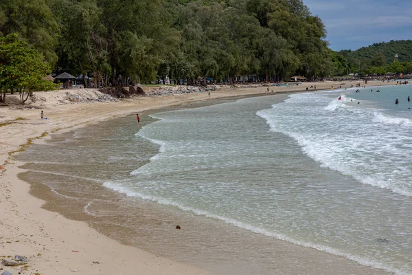 Atmosfera Nang Ram Beach Curva Con Mare Luogo Utilizzare Vacanze — Foto Stock
