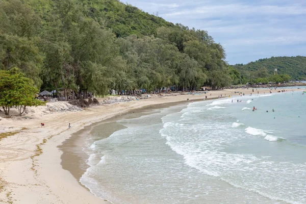 Ambiente Nang Ram Curva Playa Con Mar Lugar Para Usar — Foto de Stock