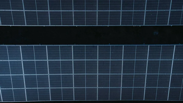 Solcellen Solfarmen Begreppet Hållbar Grön Energi Genom Att Generera Energi — Stockfoto