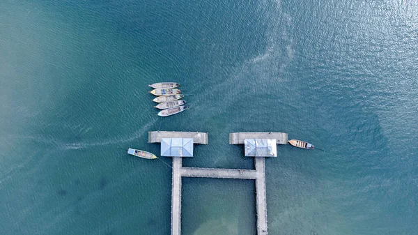 Laem Son National Park Pier Kapur District Ranong Thailand Aerial — ストック写真