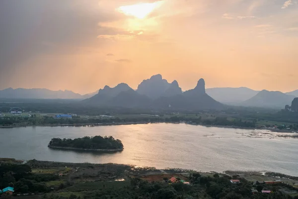 Phu Sub Lek Skrytý Drahokam Lopburi Thajsko Vidět Pohled Khao — Stock fotografie