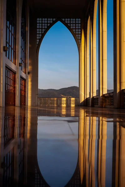 Area Central Mosque Songkhla Province Southern Thailand Photo Reflection Shadow — 스톡 사진