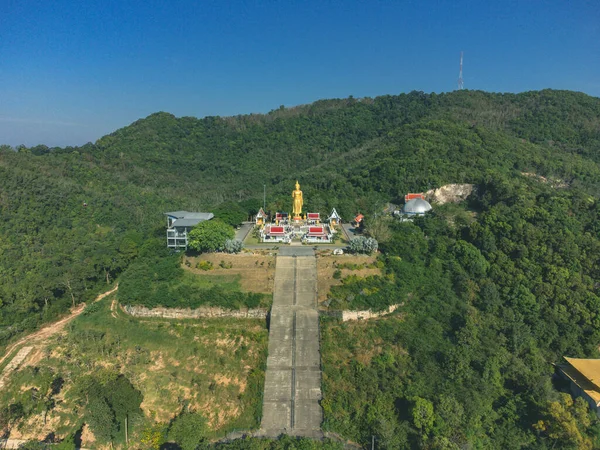 Hat Yai Městský Park Hatyai Thajsko Oddanými Uctívání Buddhy — Stock fotografie