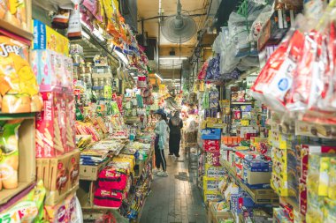 Hat Yai, Songkhla, Thailand - February 2022 : Kim Yong Market at Hat yai area is a very popular market but now without tourist the covid situation.