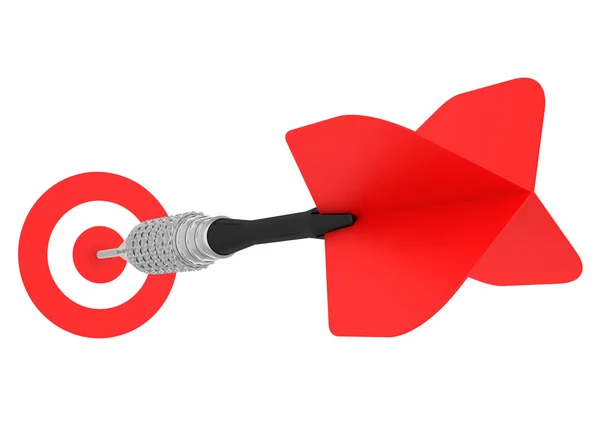 Red Dart Arrow — Stock Photo, Image