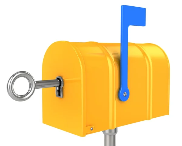 Mail box säkerhetskoncept — Stockfoto