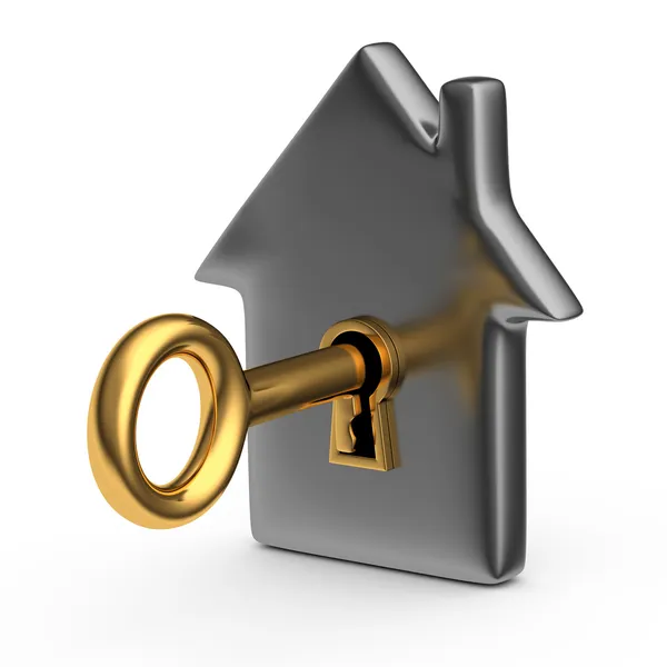 House with a key — Stock Photo, Image