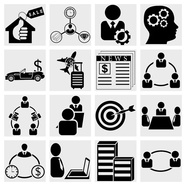 Business and finance icons — Stock Vector