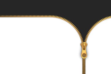 siyah ve beyaz zemin üzerine fermuar