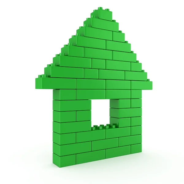 Groen huis — Stockfoto