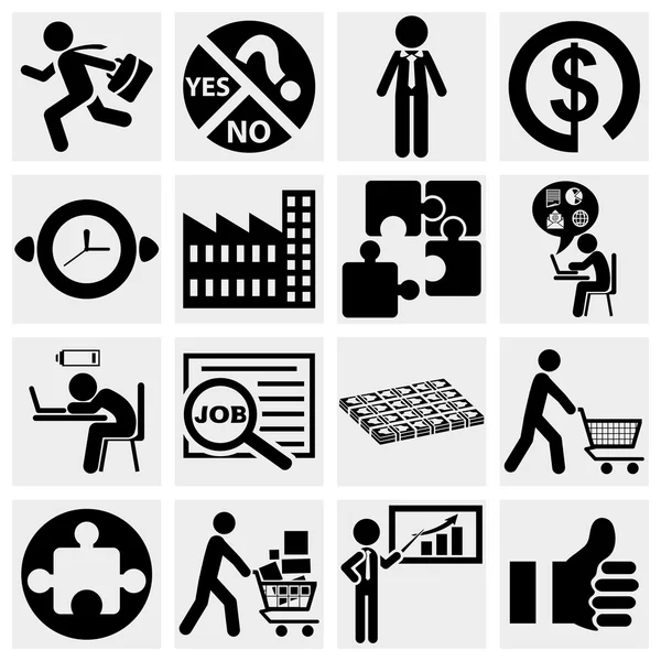 iş ikonları/simgeleri, insan kaynakları, finans, lojistik Icon set