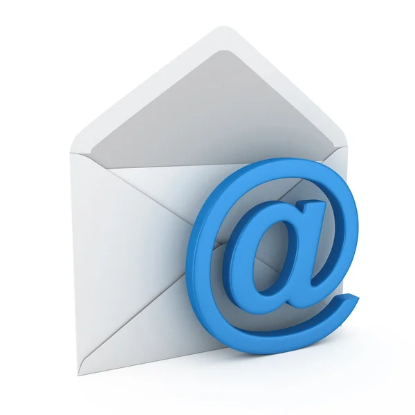 Mail with email symbol — Stock Photo, Image