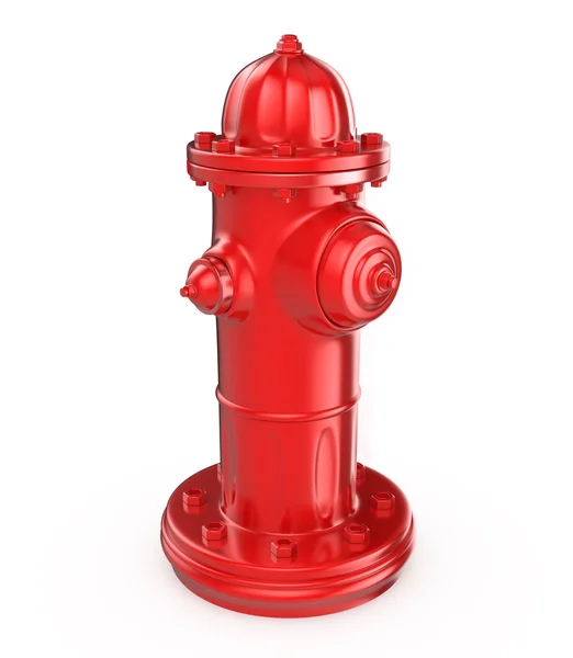 Red fire hydrant — Zdjęcie stockowe