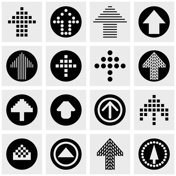 Arrow vector icons set . EPS10. — Stock Vector