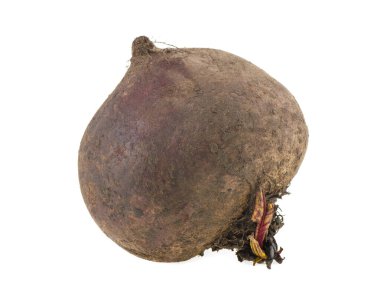 Beyaz arka plan üzerinde izole kırmızı beetroots