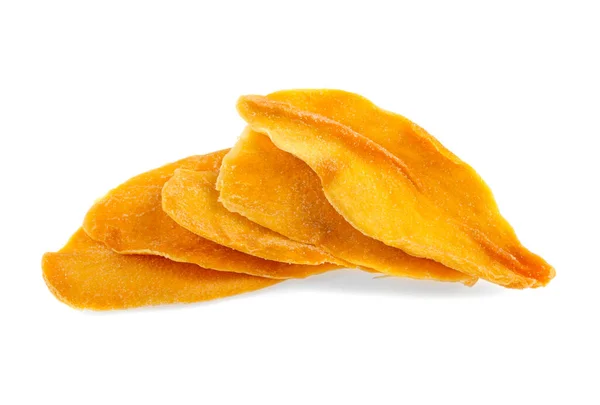 Dried Mango Isolated White Background — Stock Photo, Image