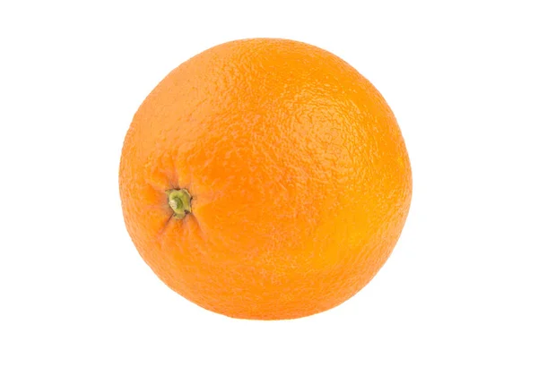 Vers Sinaasappelfruit Geïsoleerd Witte Achtergrond — Stockfoto