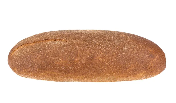 Roggenbrot Isoliert Auf Weißem Hintergrund — Stockfoto