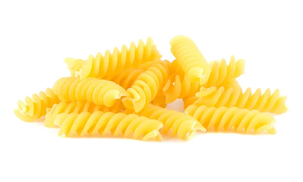 Pasta Secca Isolata Fondo Bianco — Foto Stock