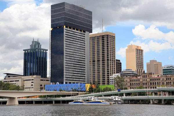 Brisbane City North Bank — Stockfoto