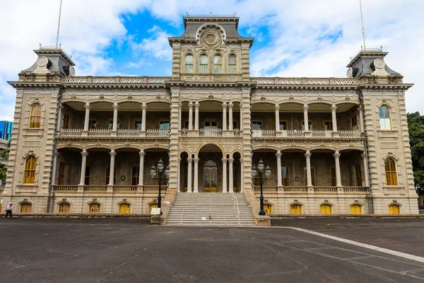 Iolani paleis, downtown honolulu, hawaii — Stockfoto