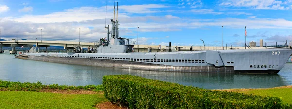 Pearl Harbor, HI, ABD - 29 Ocak 2010 U.S.S. Bowfin denizaltısı İkinci Dünya Savaşı 'ndan emekli oldu ve sergileniyor.
