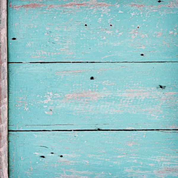 Grunge Holz Hintergrund auf grüner Farbe. — Stockfoto