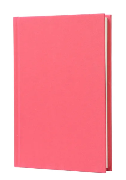 लाल किताब क्लिपिंग पथ के साथ सफेद पर अलग खड़े . — स्टॉक फ़ोटो, इमेज