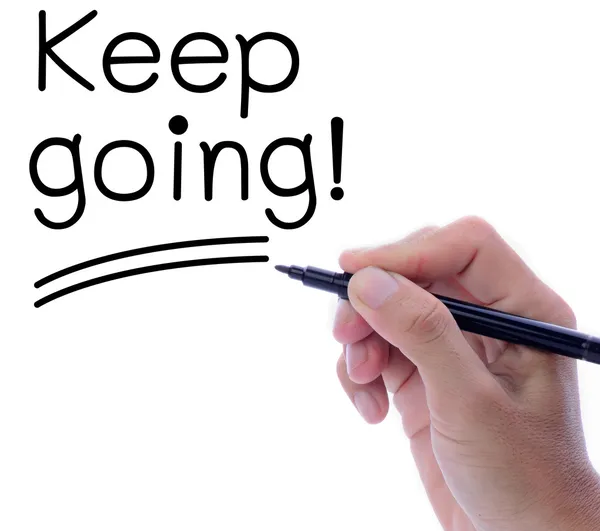 Keep going — Stock Photo, Image