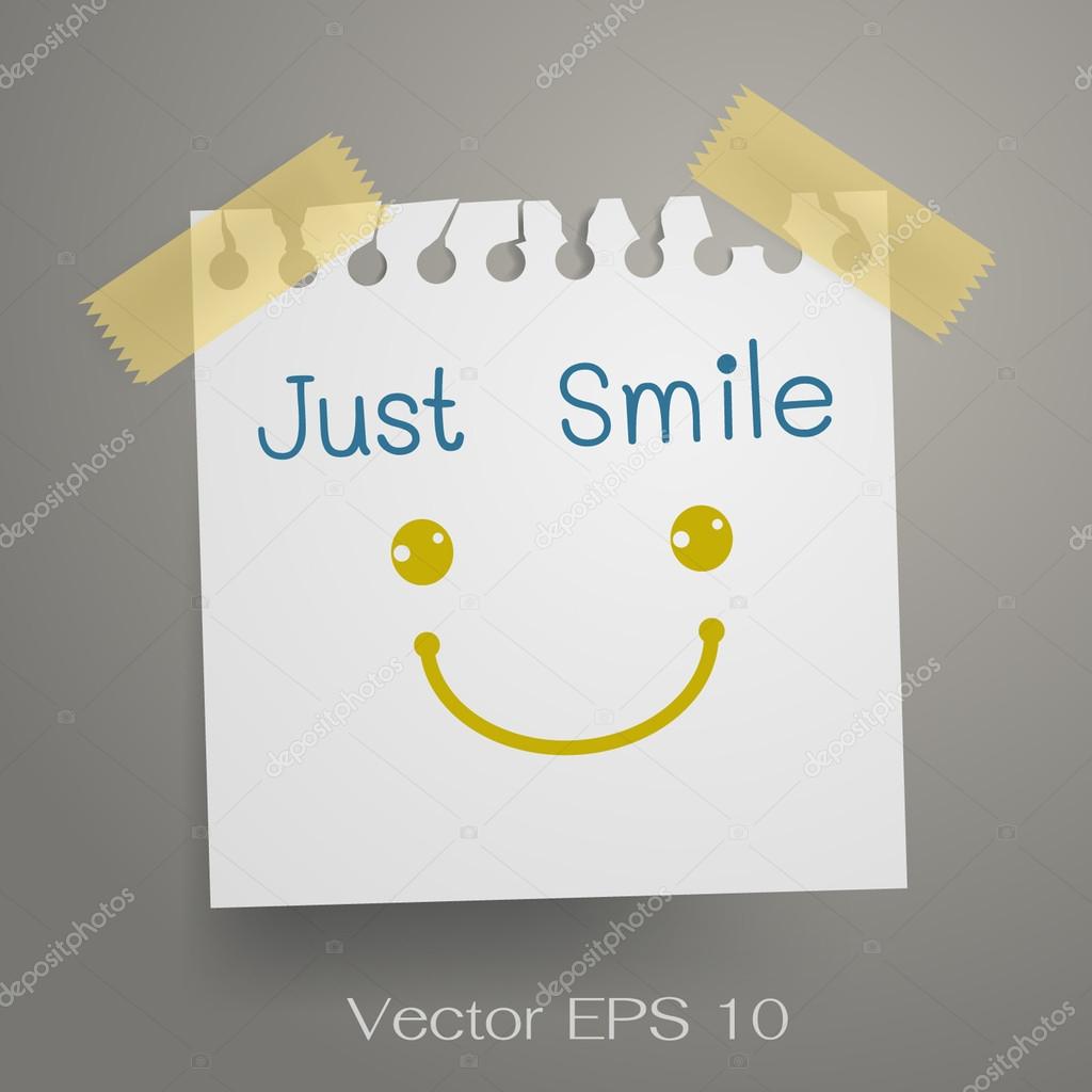 Just smile note