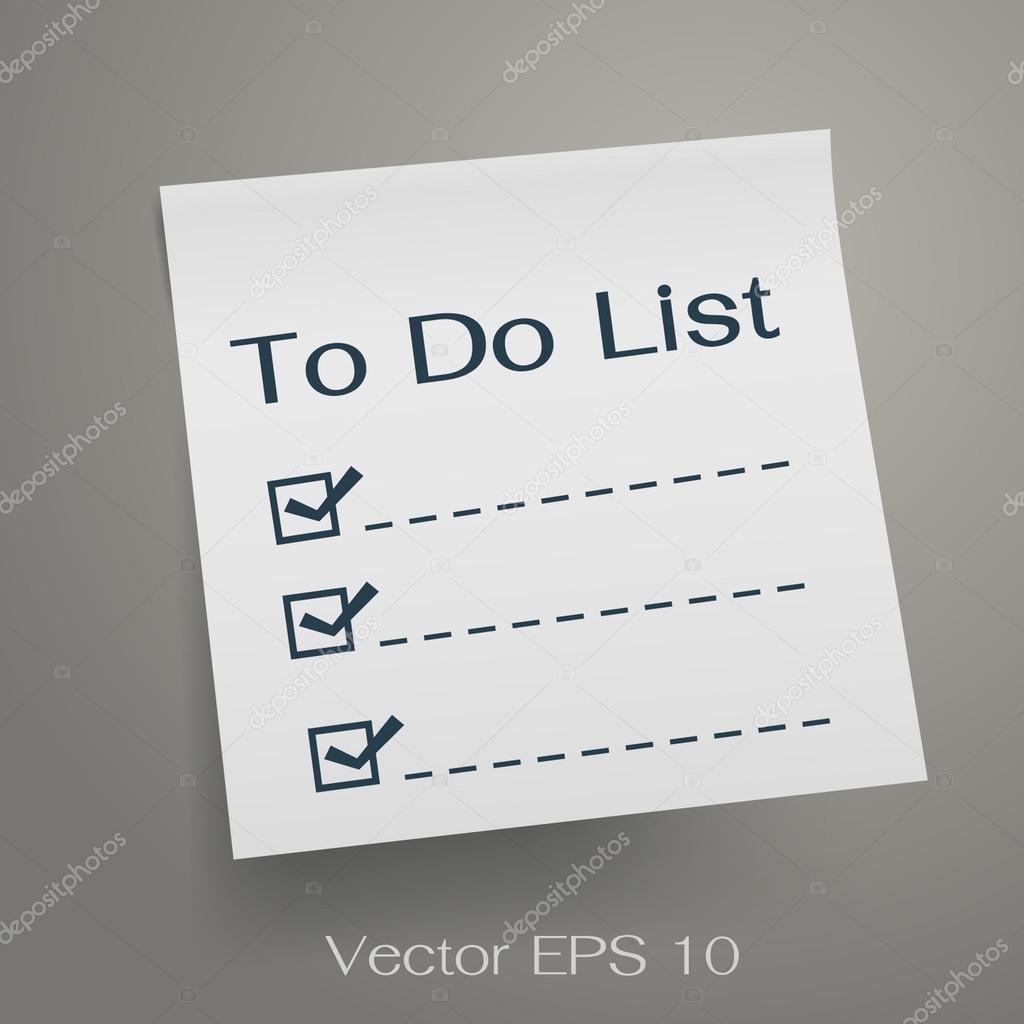 To do list