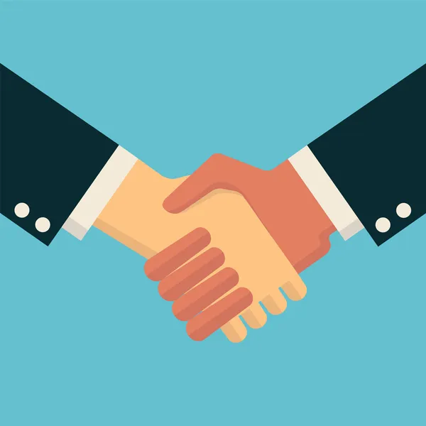 Business shaking hands — Stock Vector