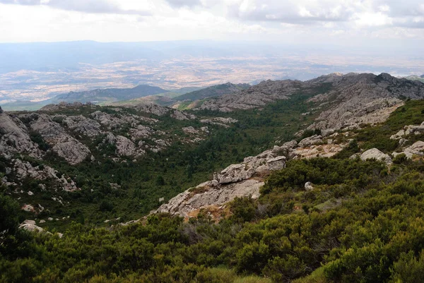 Widok Monte Limbara — Zdjęcie stockowe