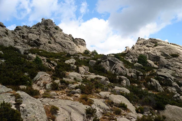 Vista Punta Giogantinu Monte Limbara — Foto de Stock