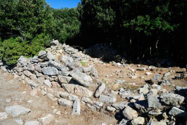 San Giorgio Aneletto 'daki eski kilisenin kalıntısı.